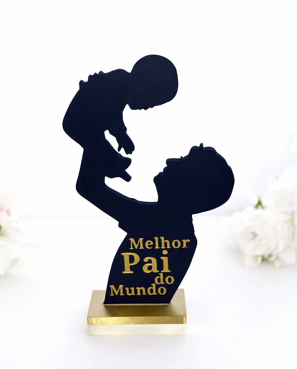 Design 3D "Melhor Pai do Mundo"