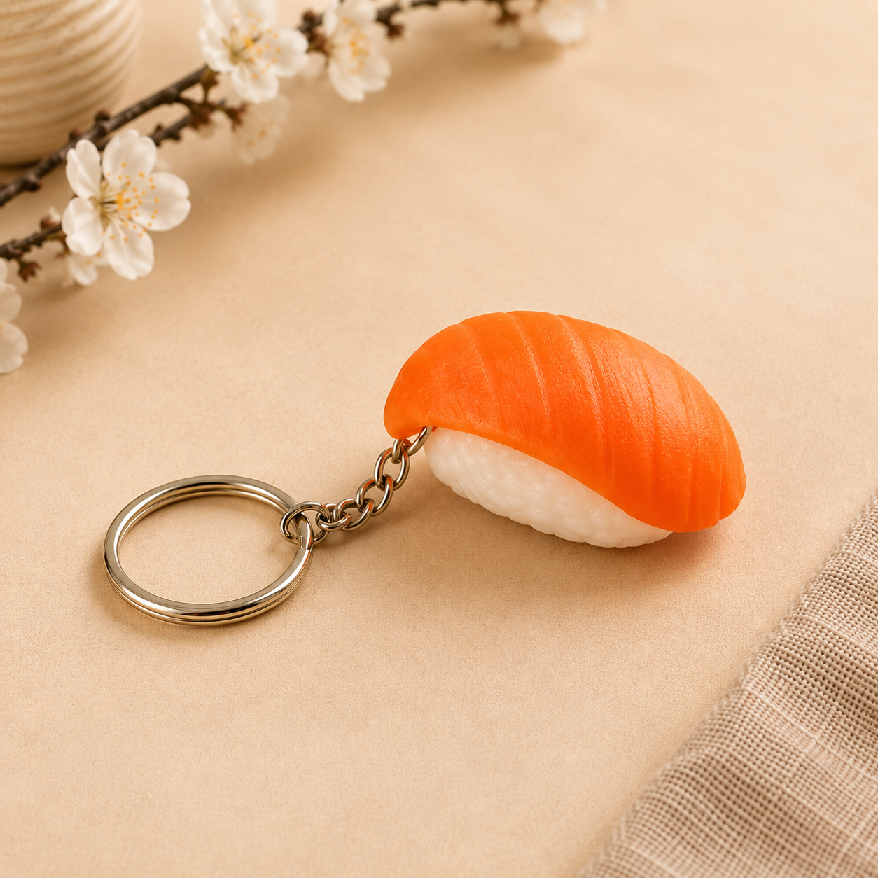 Porta chaves personalizado sushi
