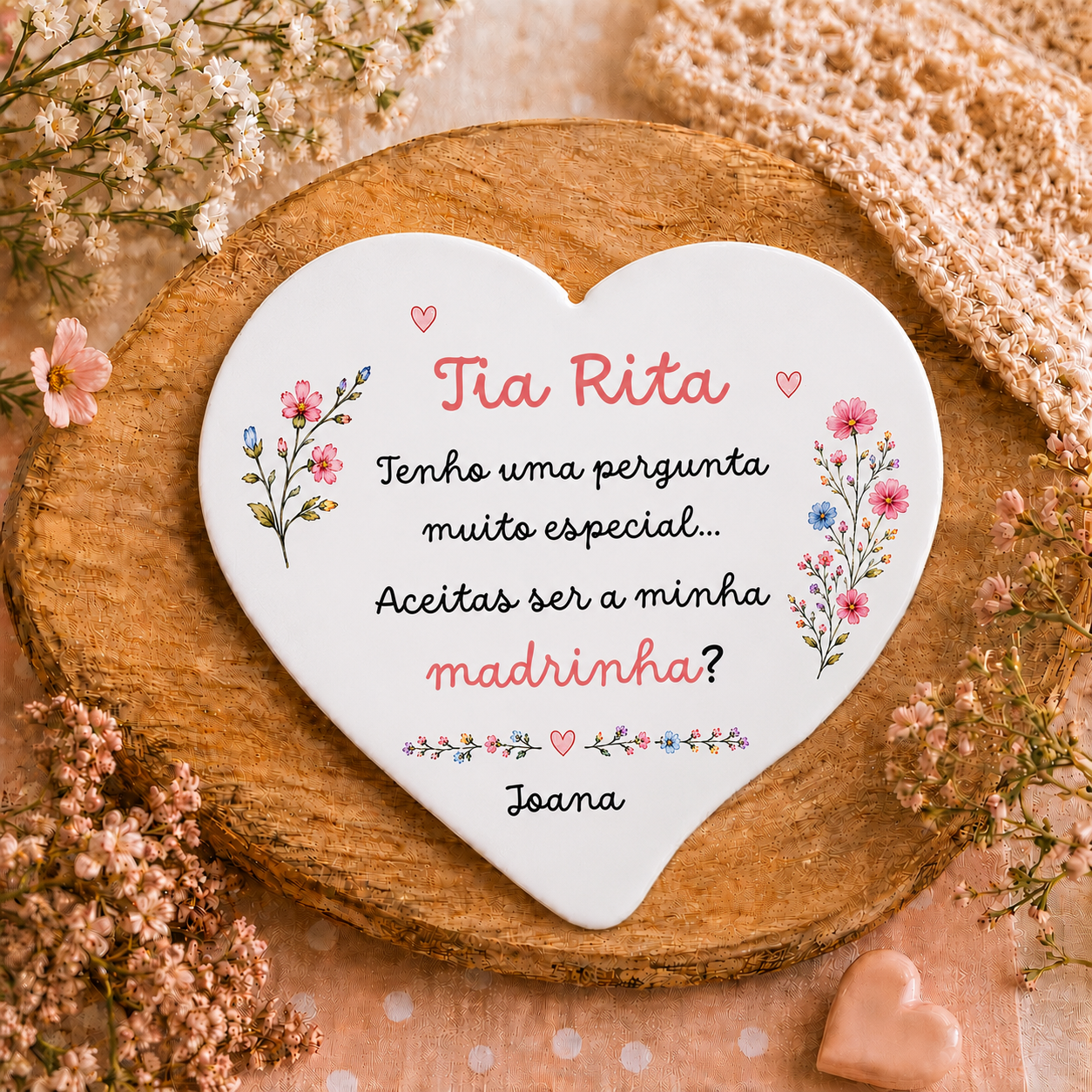 Iman convite madrinha