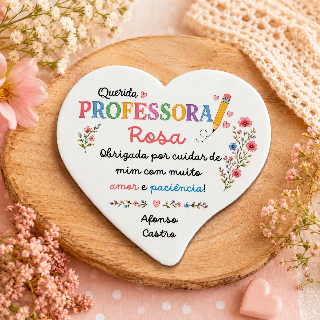 Íman Personalizado Professora