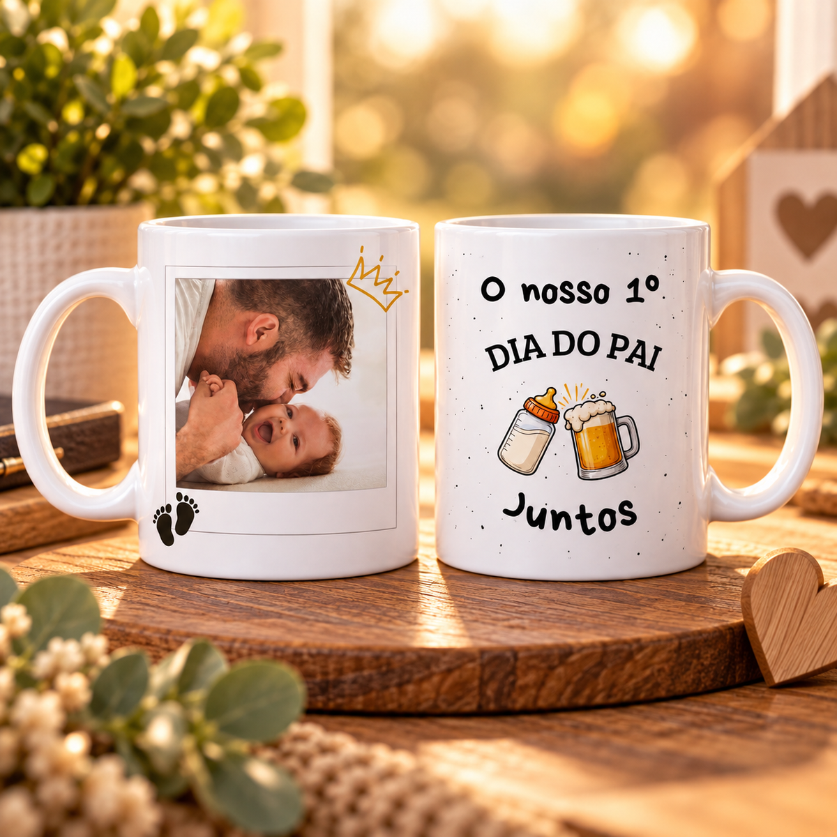 Caneca personalizada para primeiro dia do pai 