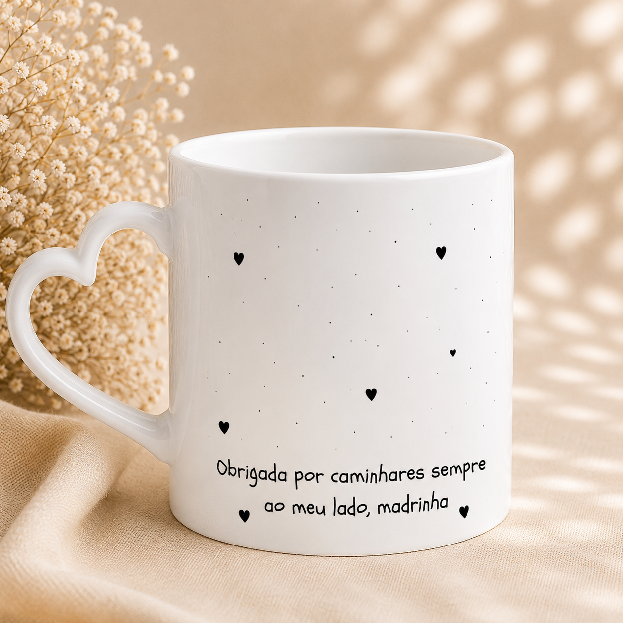 Caneca personalizada madrinha 
