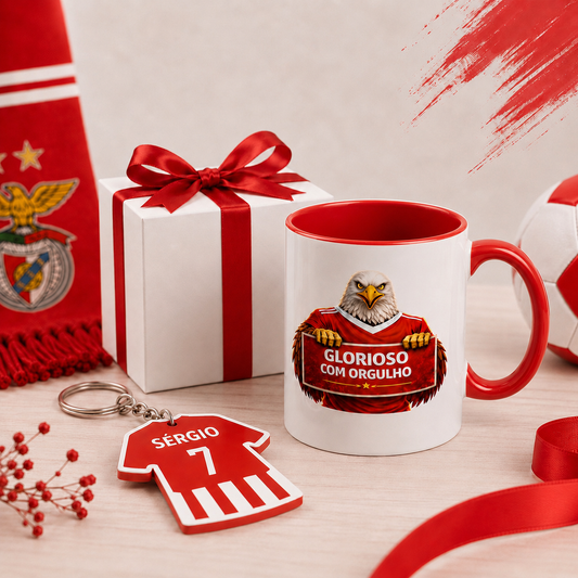 Presente personalizado para benfiquista 