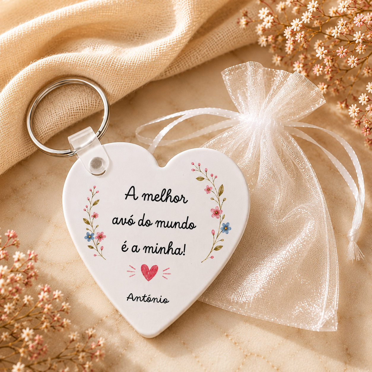 Porta chaves personalizado avó 