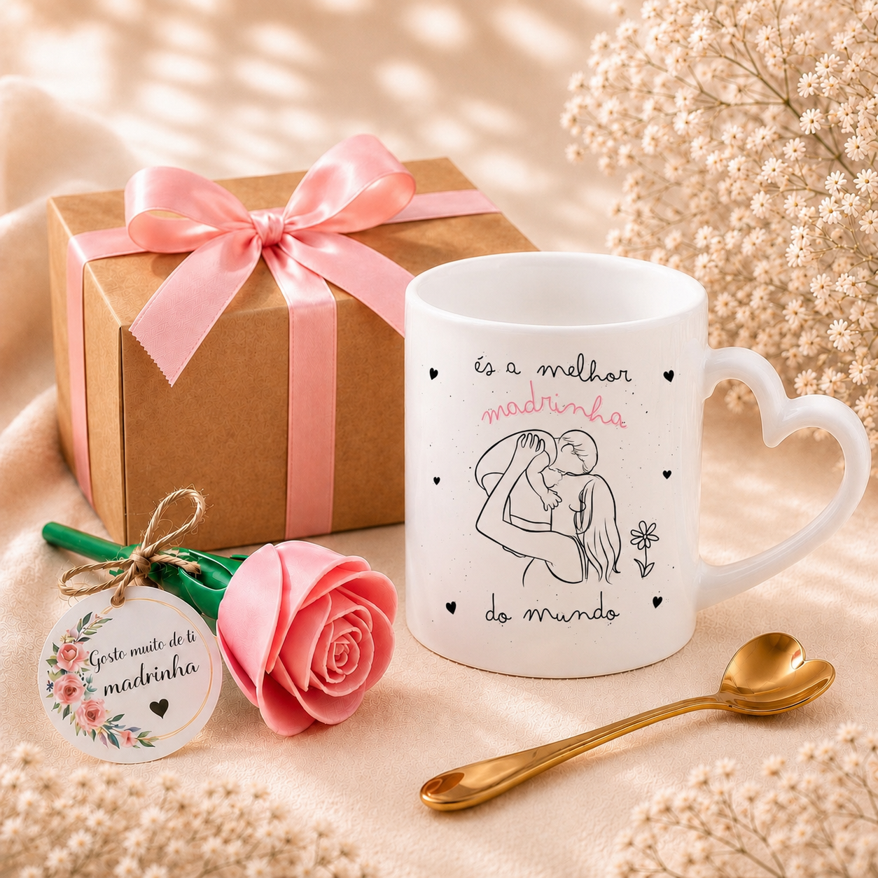 Box ‘Melhor Madrinha do Mundo com Bebé’