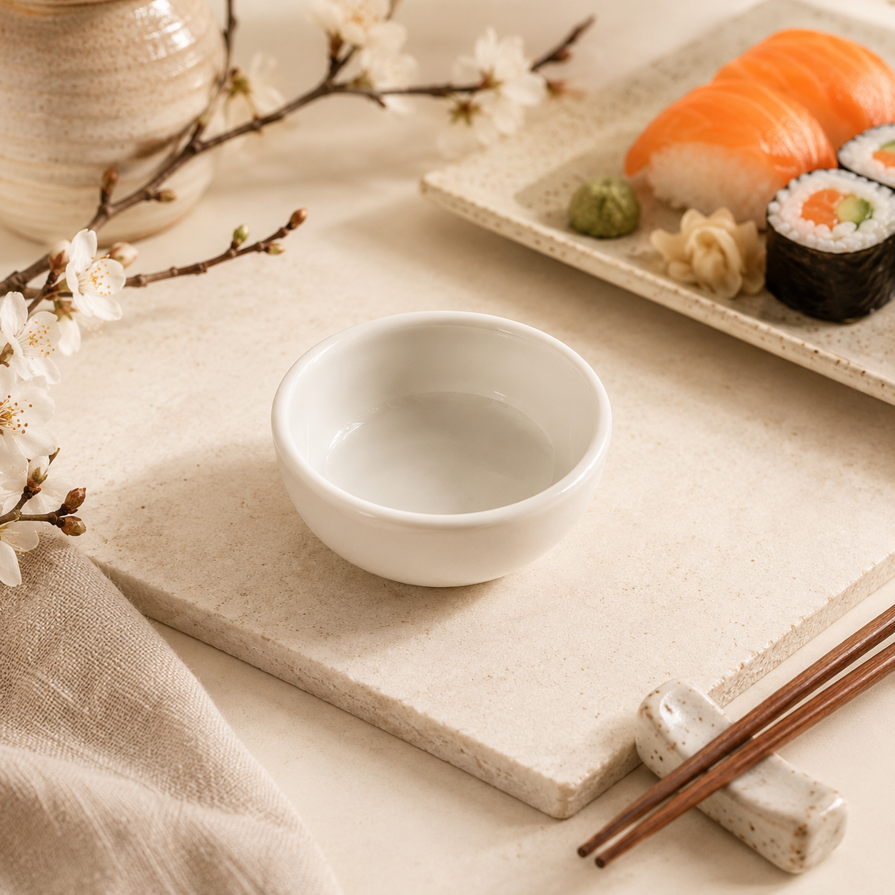 Tigela para molho sushi