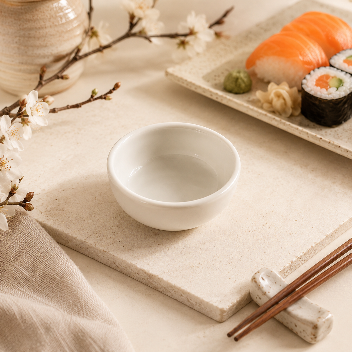 Tigela para molho sushi