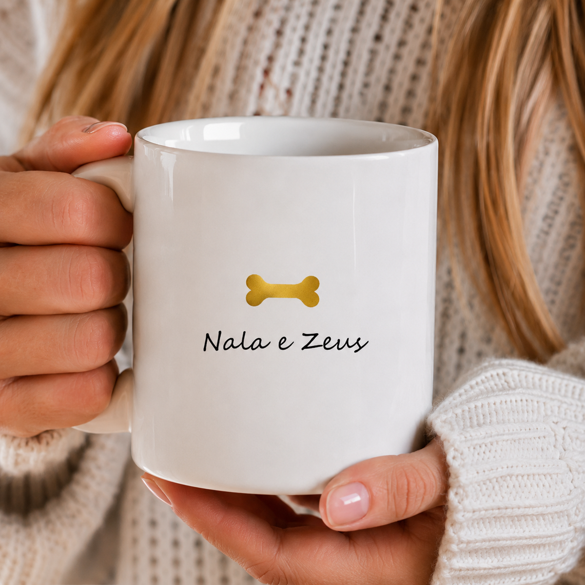 Caneca personalizada amantes cães 