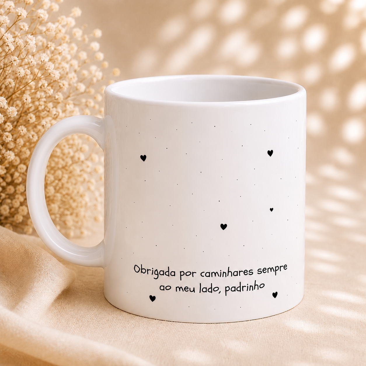 Caneca personalizada para padrinho 