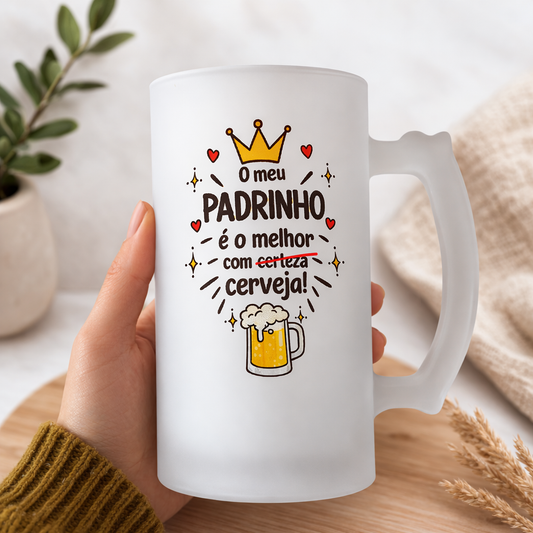 Caneca de Cerveja para Padrinho