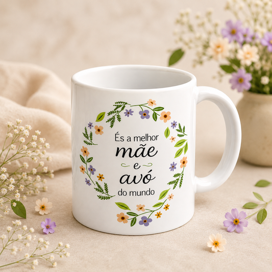 Caneca Personalizada para Mãe e Avó