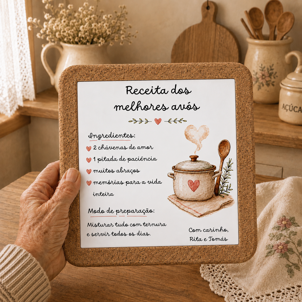 Base para panelas personalizada avós 