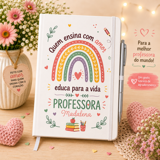 Caderno Personalizado Professora
