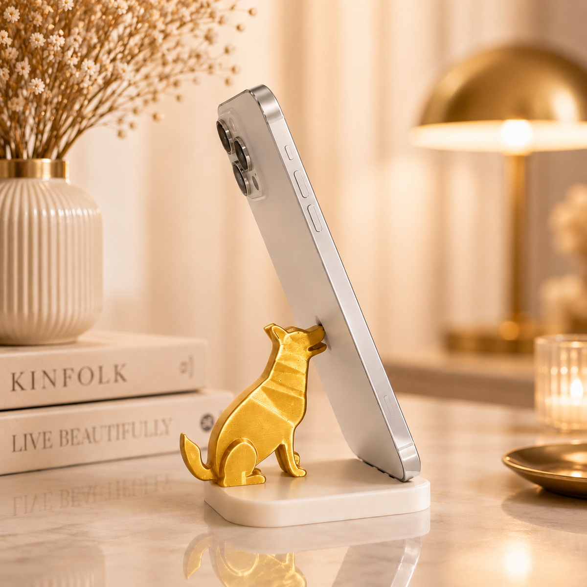Suporte para telemóvel personalizado cão 