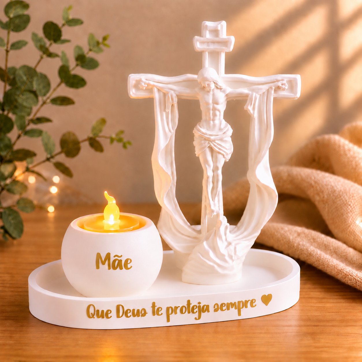 Presente personalizado religioso para a mãe 