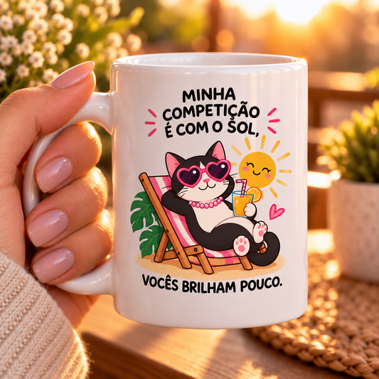 Caneca com mensagem divertida para ela 