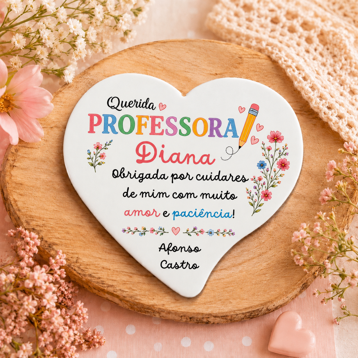 Íman Personalizado para Professora