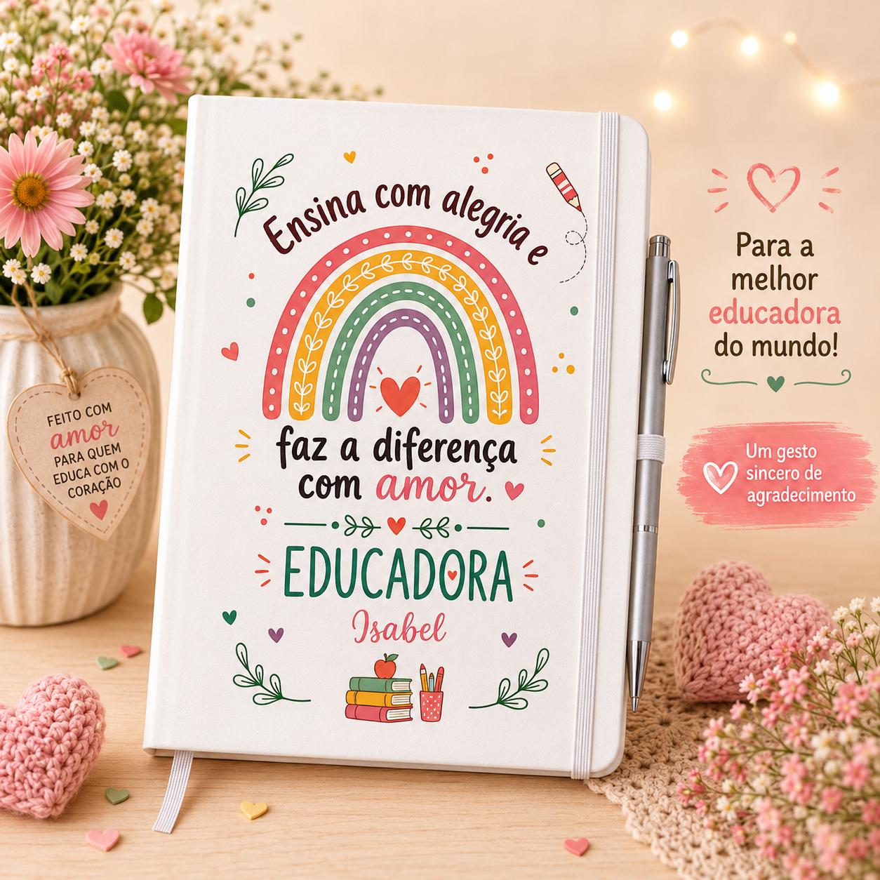 Caderno Personalizado Educadora