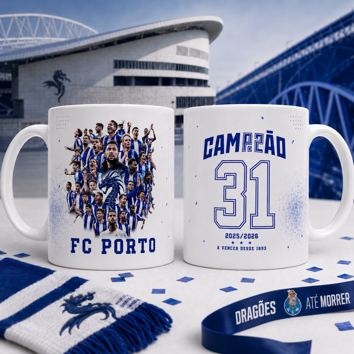 Caneca FC Porto Campeão 31 💙