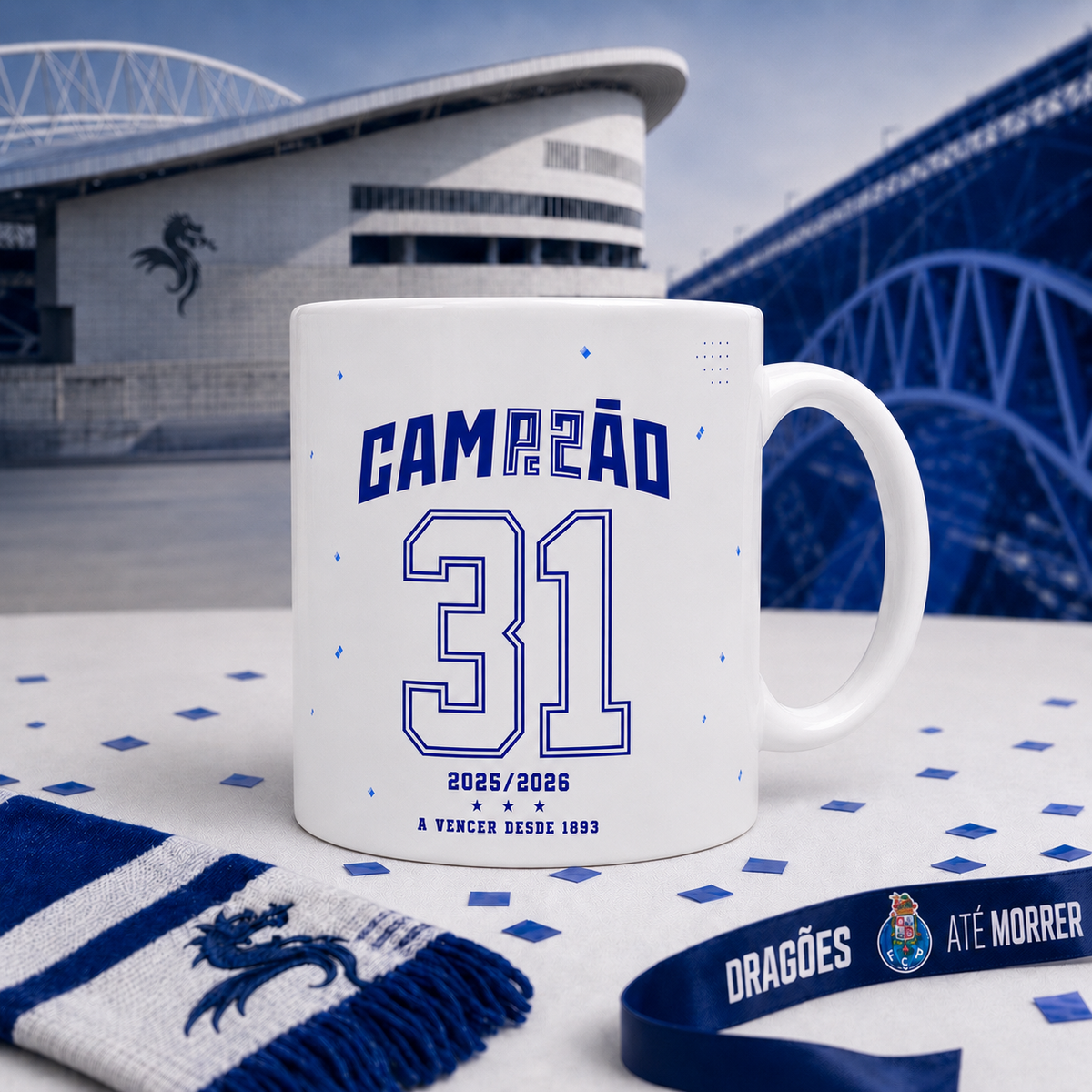 Caneca FC Porto Campeão 31 💙