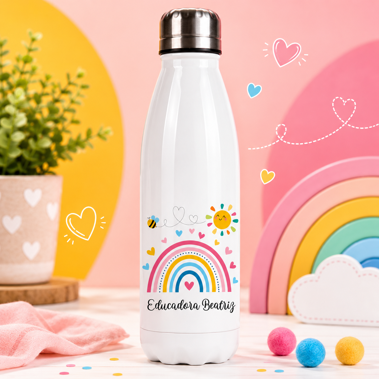 Garrafa Térmica Personalizada Educadora